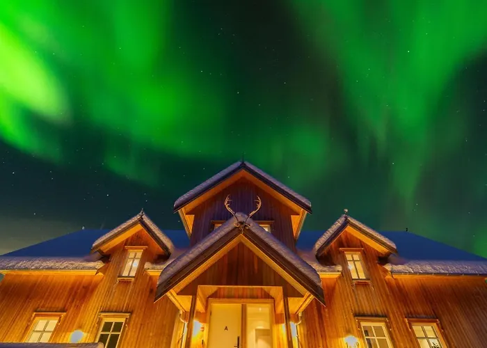 Villa Nestun - Northern Lights Villa With Sauna Selnes  φωτογραφία