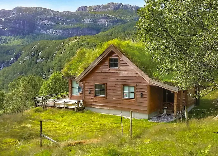 Amazing Home In Vikesa With Lake View Hovland  photo