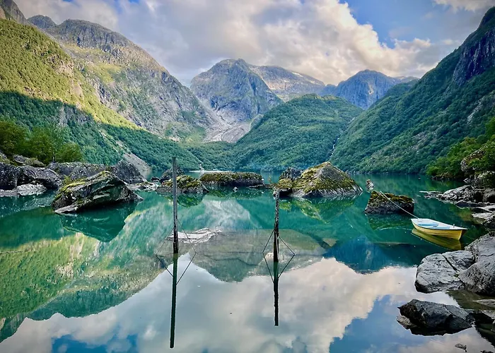 Hardangerfjord View - Luxury Fjord-Side Holiday Home Oystese photo