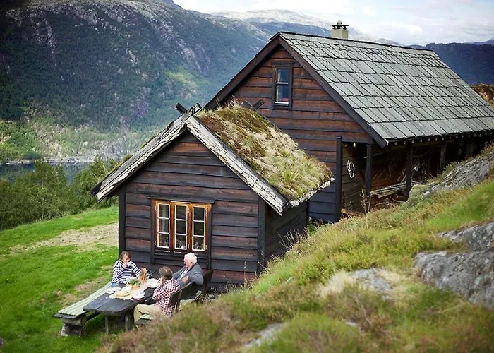 Unique Cabin Between Fjord, Waterfall And Mountain Suldalsosen photo