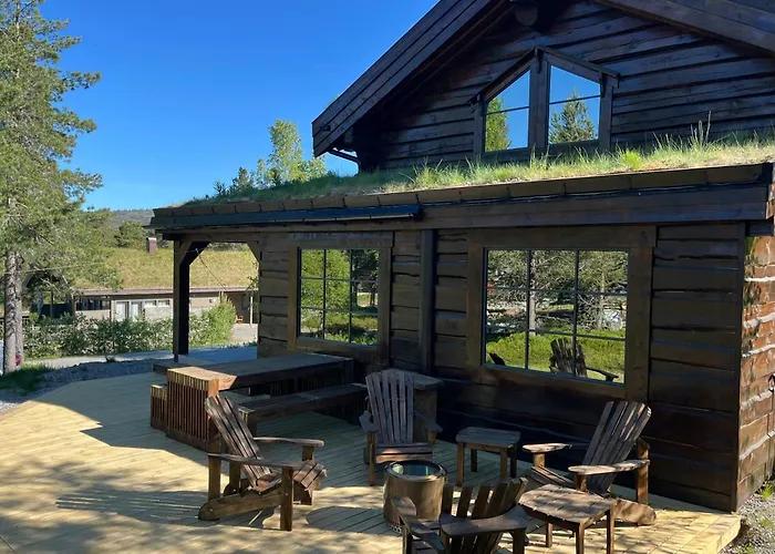 Cozy Log Cabin Near Havrefjell Amli photo