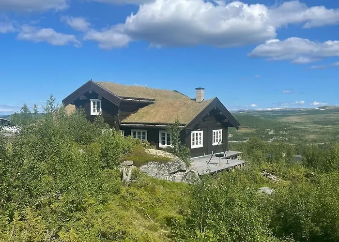 Photo de Great Cabin With Gorgeous Mountain Views Dagali