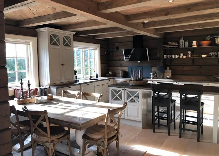 Ornenipa Lodge- Flott Hytte Med 6 Sov, 2 Bad Og Beste Beliggenhet Gaustablikk照片