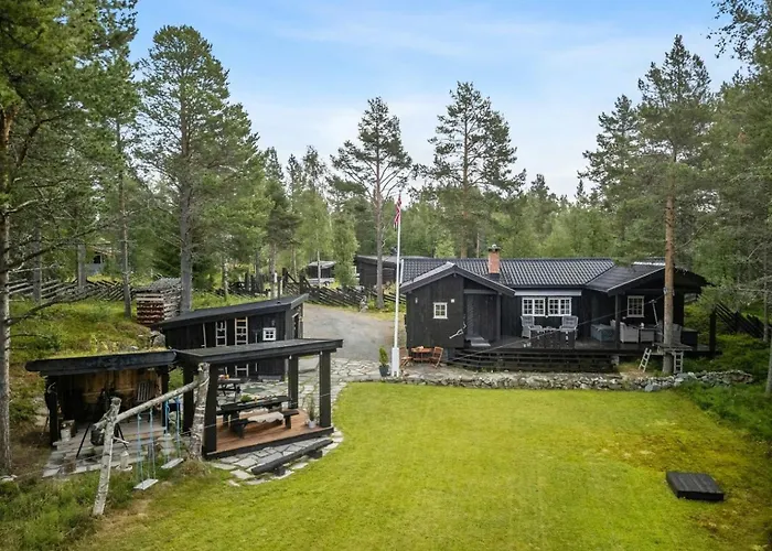 Family-Friendly Cabin With Zipline Near Oppdal Rennebu Foto