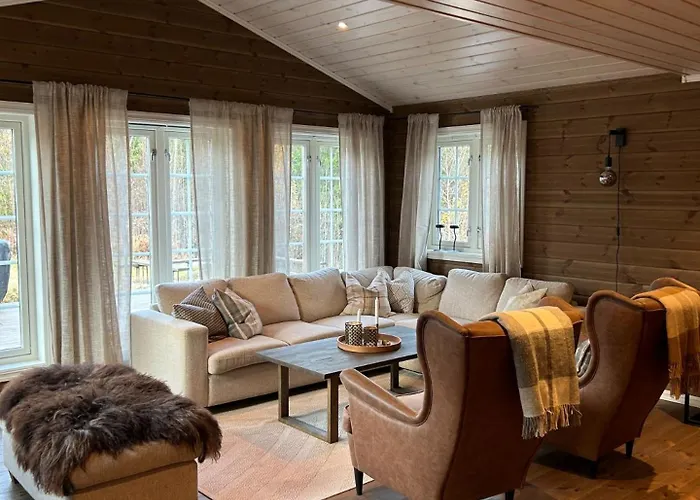 Nordre Hella - Cabin With Jacuzzi With 4 Bedrooms Fossby Foto