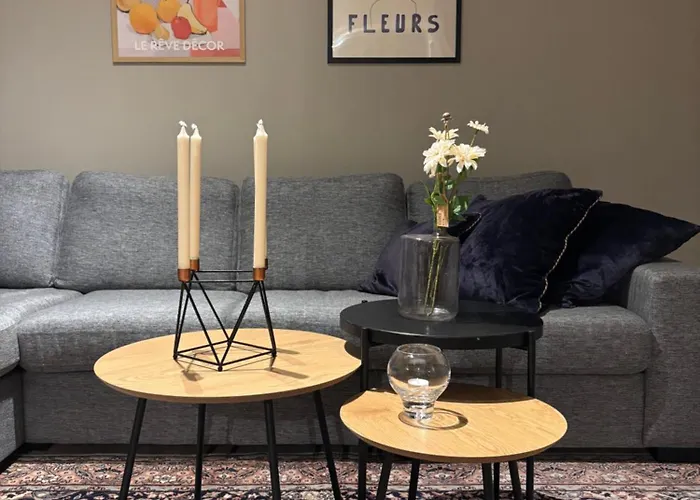 Midt i Raufoss, stor leilighet med hage foto