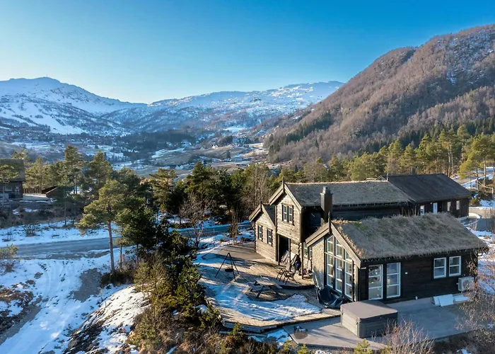 Cabin With Hot Tub And Fjord Views In Sauda Saudasjøen照片