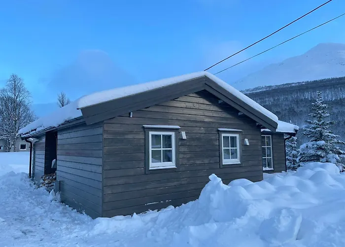 Lyngen Alps Cabin With Sauna, Northern Lights & Ski Touring, 1H From Tromso Indre Tomasjord photo