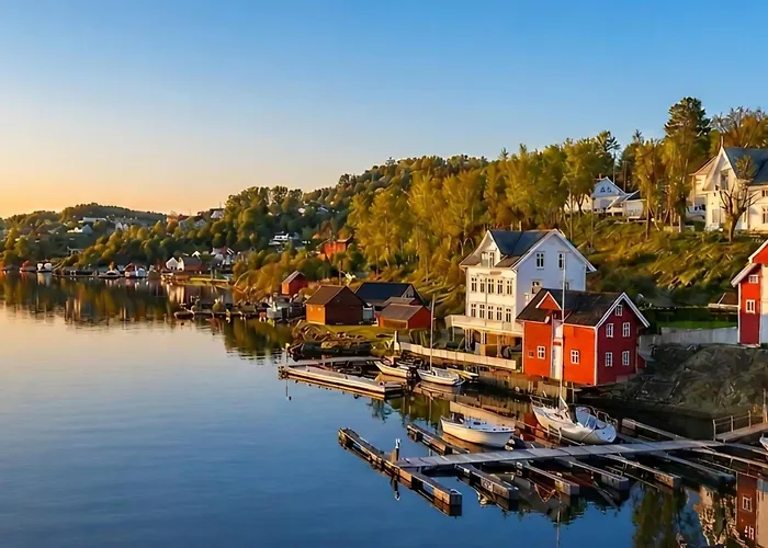 Boat Included, Waterfront Villa, Near Bergen Lindås fotoğrafı