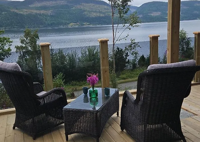 foto di Fjordblikk Newly Built Cottage With Panoramic View Hindbergaune