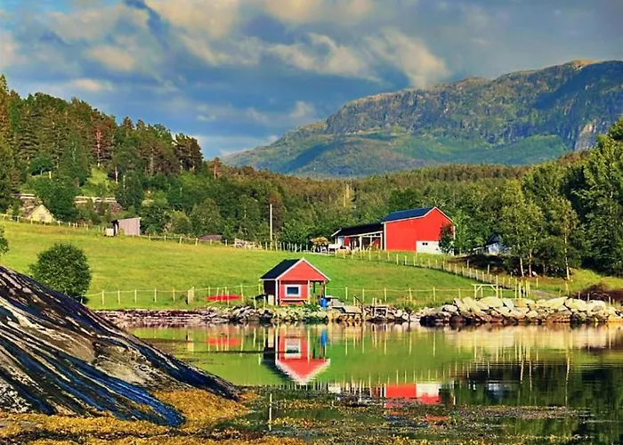 Villa Unique Vacation Gem By The Fjord Hovland foto